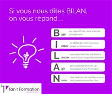 B I L A N comme BILAN de compétences